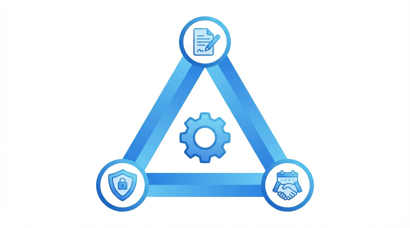失敗防止の3原則 — ドキュメント化・権限最小化・保守契約